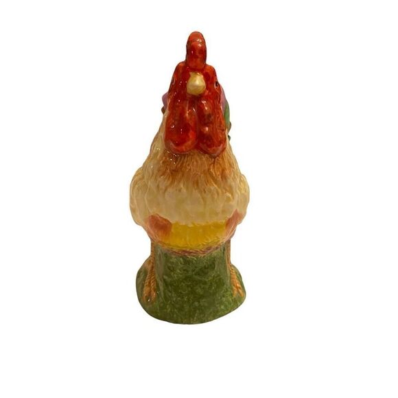Vintage Rooster and Hen Farmhouse Americana Salt and Pepper Shakers - Picture 5 of 13
